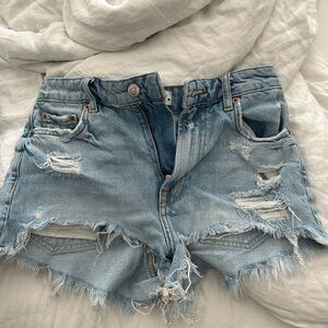 Zara denim shorts!